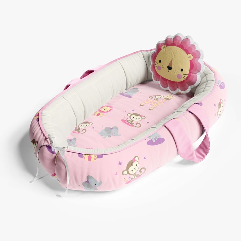Ninho para Bebê Redutor de Berço Leão Selva Baby 80cm