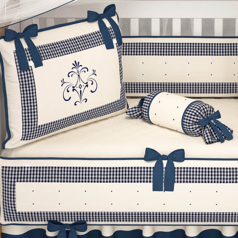 Kit Berço Petit Xadrez