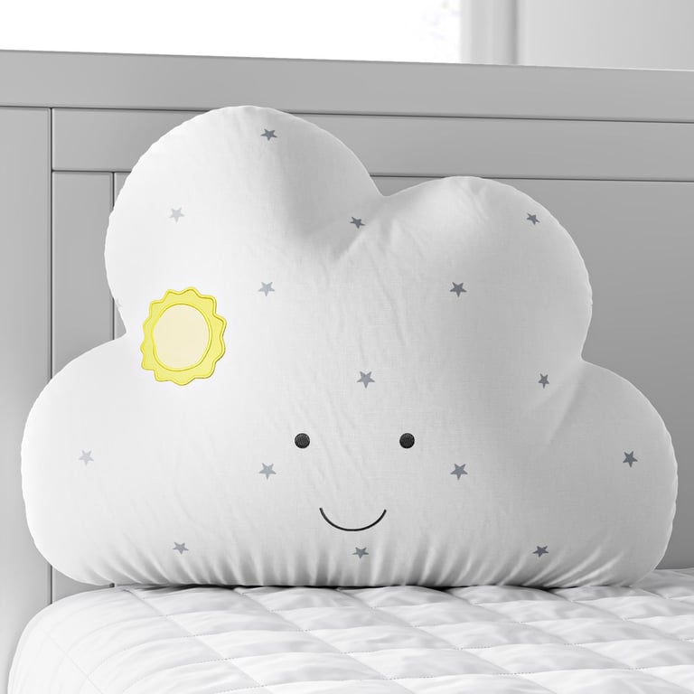 Almofada Amiguinha Nuvem Amanhecer Rosa 30cm