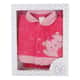 Saída Maternidade Baby Gijo Plush Bordado Ursinha + Manta Pink - imagem 1