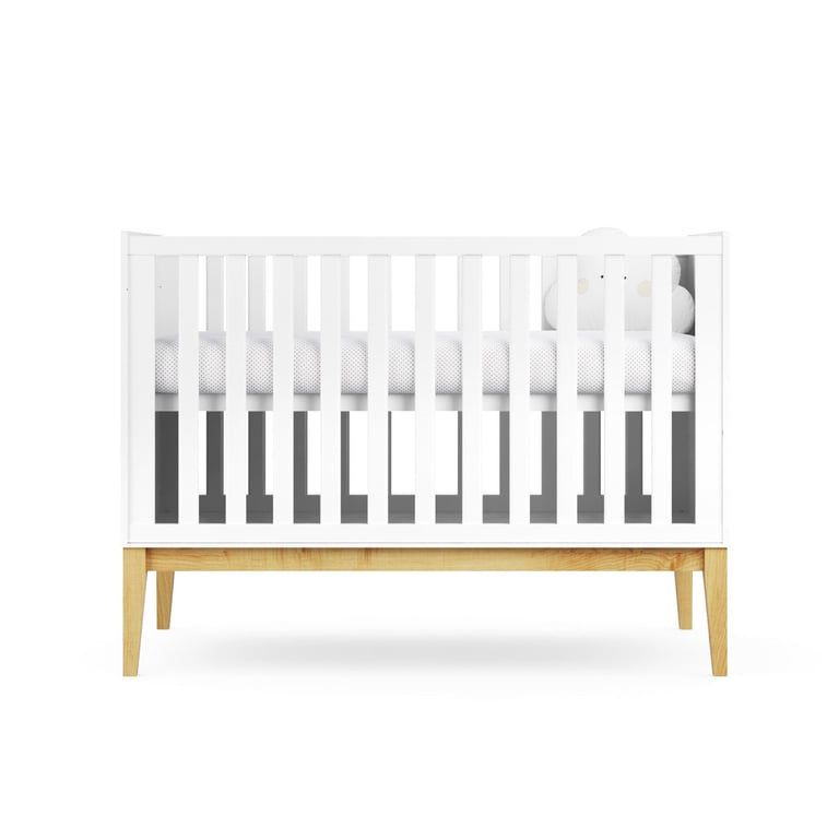 Berço Americano Branco Retrô Amor Perfeito — vista alternativa