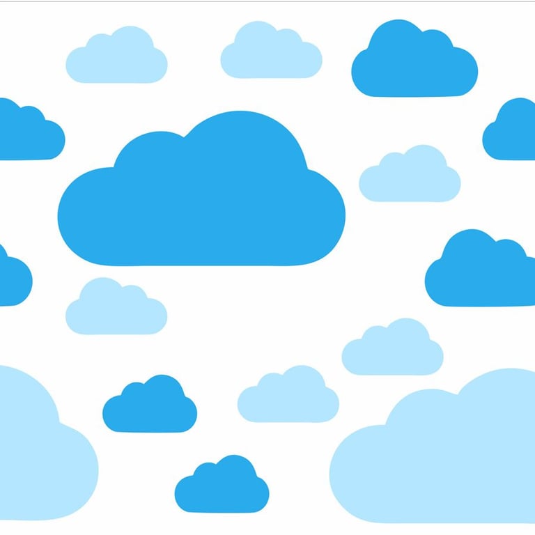 Adesivo de Parede Nuvem Rosa