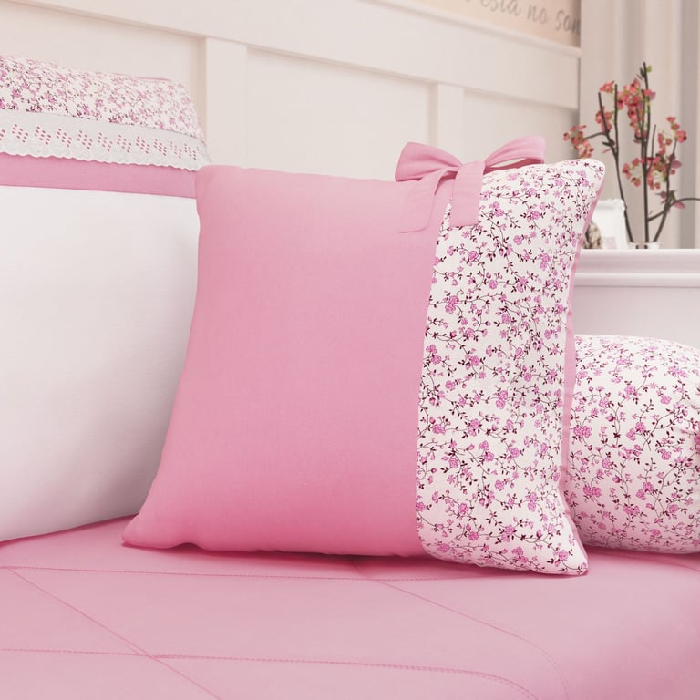 Almofada Minha Princesinha Rosa 38cm