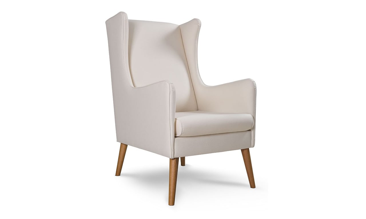 Poltrona Amamentação Lille Retrô Cru