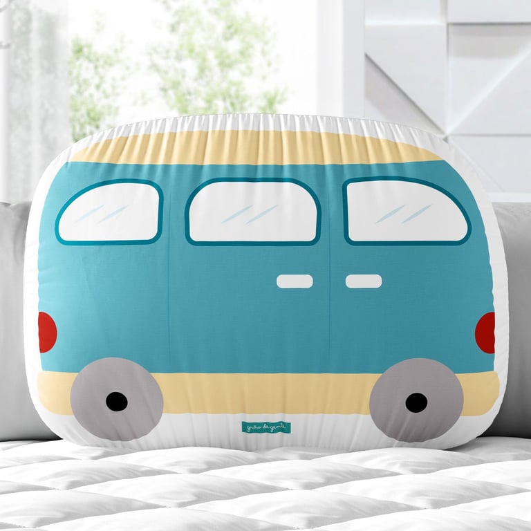 Almofada Ônibus Azul 32cm