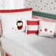 Kit Berço Joaninha Vermelho e Branco - imagem 6
