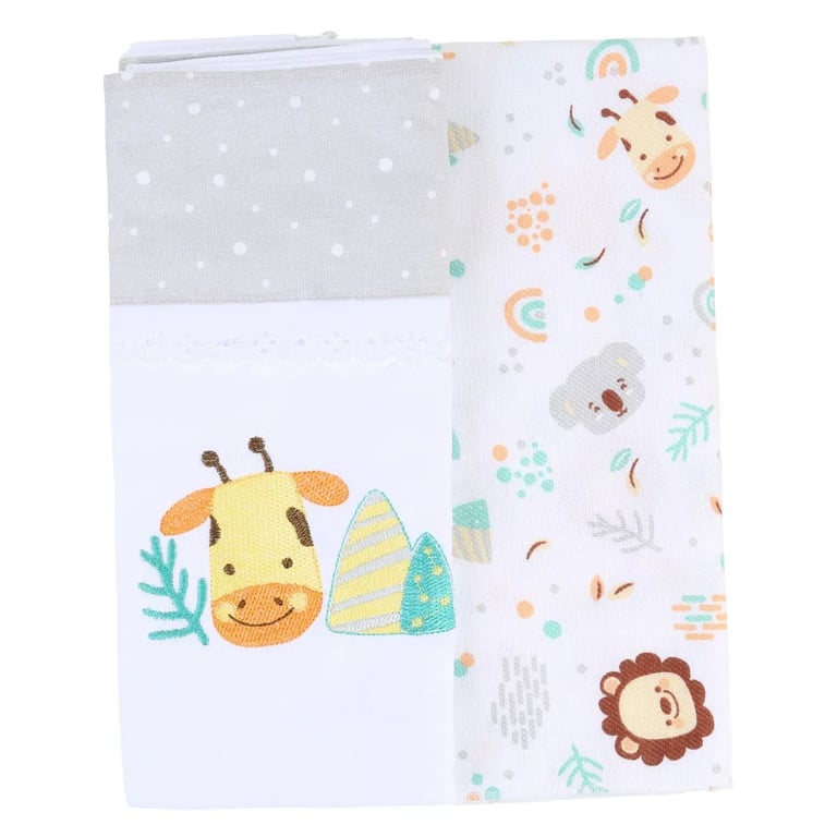 Cueiro Baby Gijo Cute Animals Branco