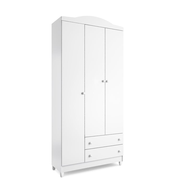 Guarda Roupa Infantil Branco 3 Portas Meli — vista alternativa