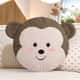 Almofada Redonda Amiguinho Macaco 30cm - imagem 2