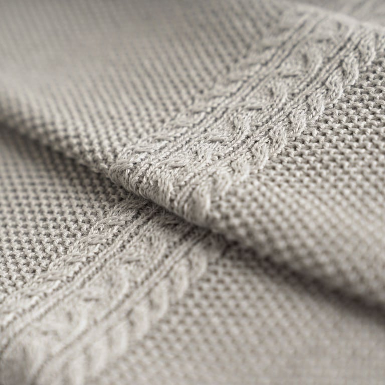 Saída Maternidade Tricot Casaquinho Monarca Cinza 03 Peças — vista alternativa