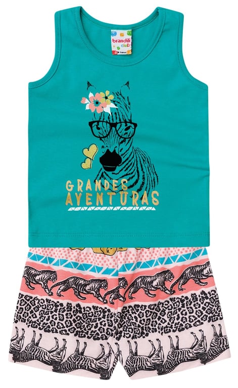 Conjunto Curto Bebê Shorts