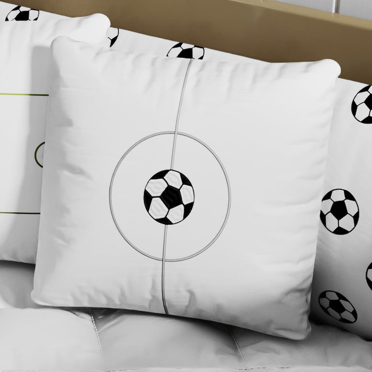 Almofada Quadrada Camisa 10 Bola de Futebol 35cm