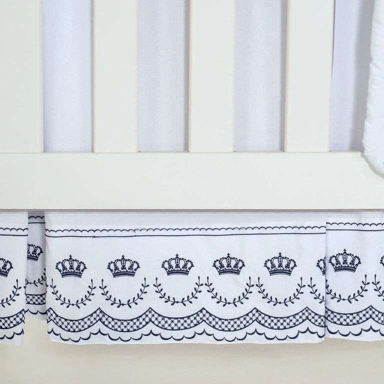 Saia de Berço Elegance Marinho