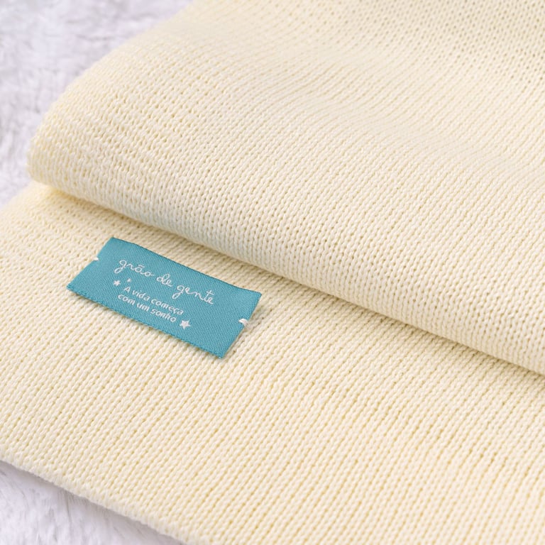 Manta Bebê Tricot Vermelho 80cm