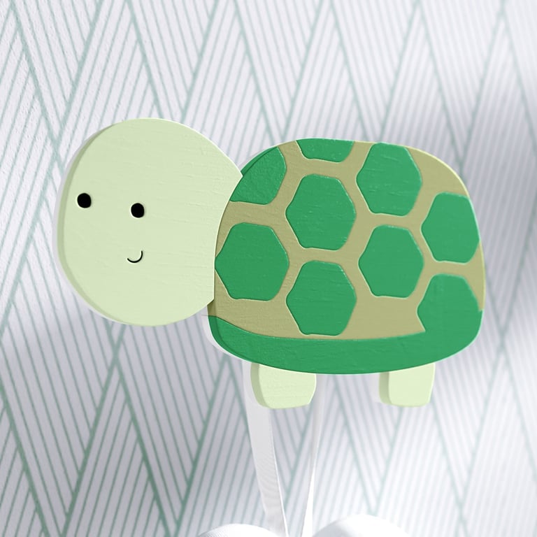 Cabideiro de Parede Tartaruga Arca dos Bichinhos