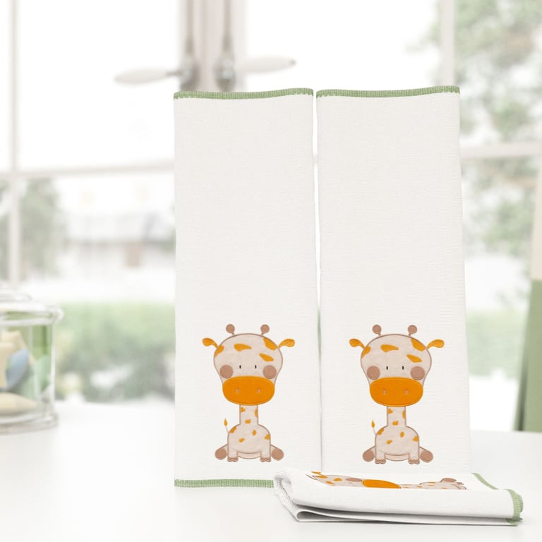 Jogo de Fraldas de Boca Malha Brincadeira na Selva