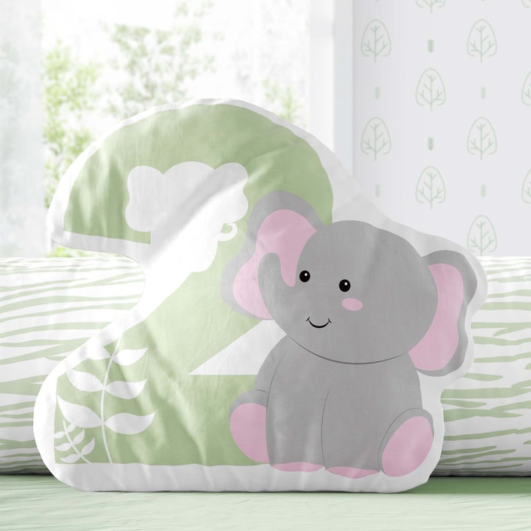 Almofada Mesversário Amiguinhos Safári