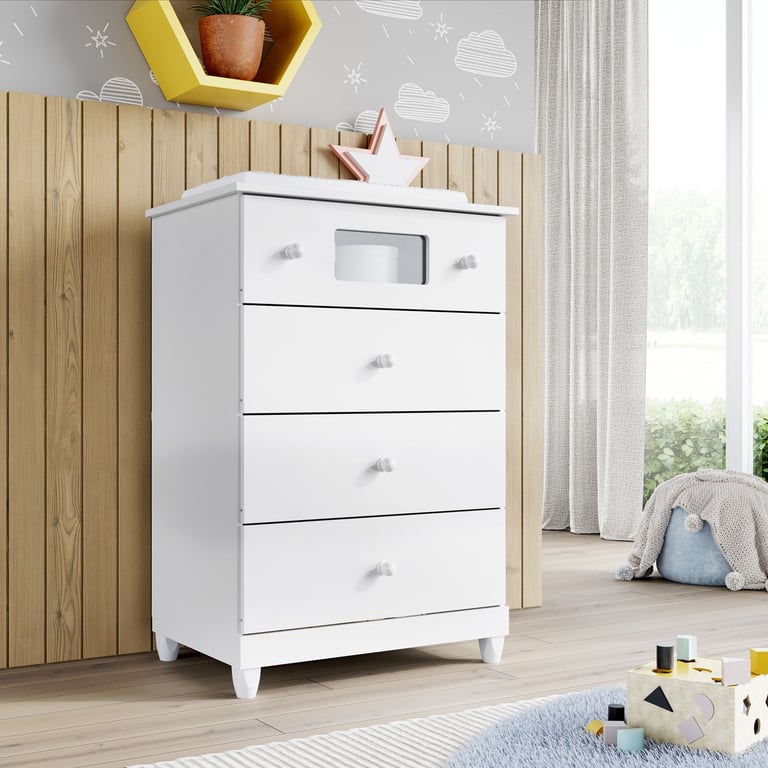 Cômoda Infantil Branco Mila