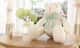 Urso com Laço Poá Verde 34cm - imagem 1