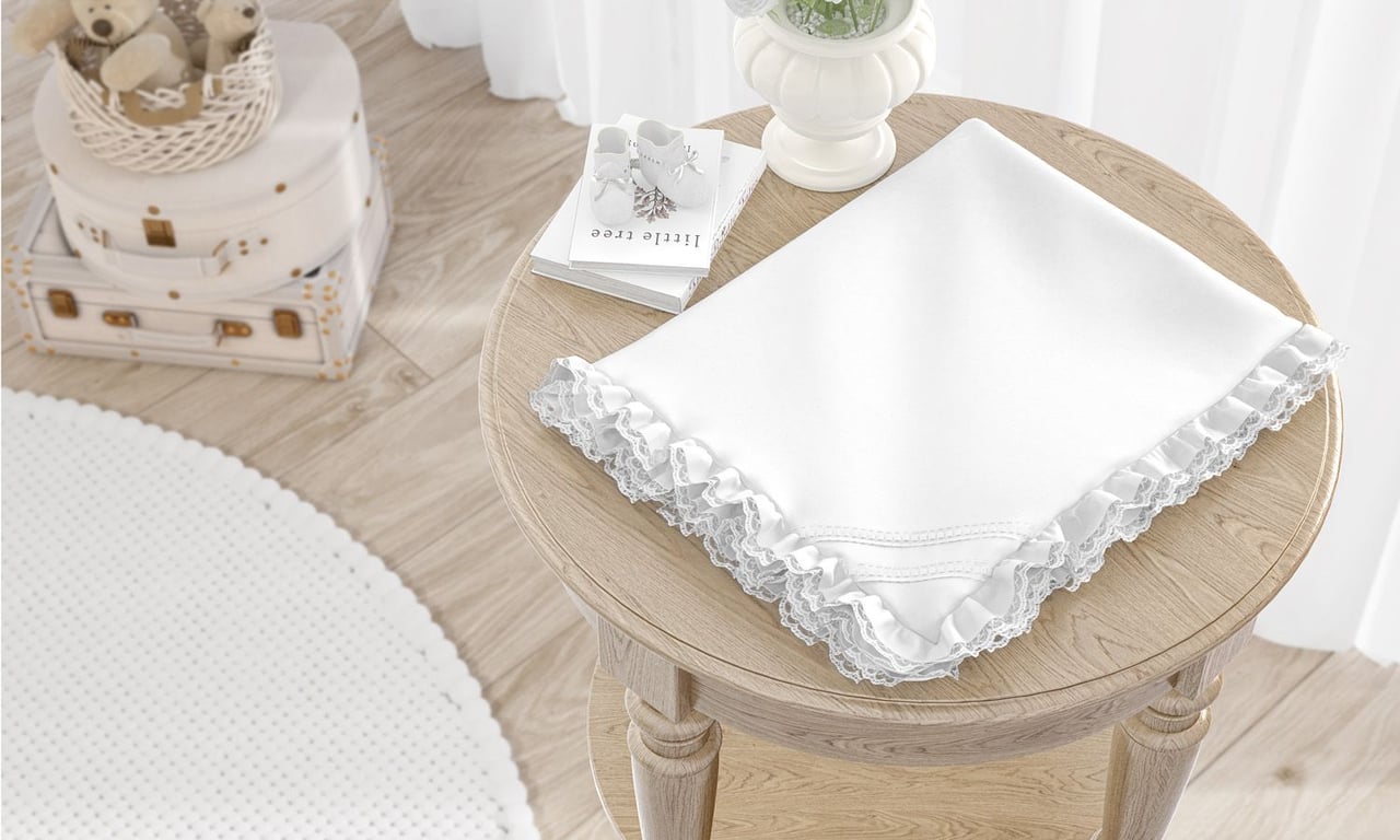 Cobertor Soft Branco Clássico 75cm