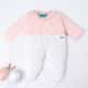 Macacão Tricot Poá Gola Babado Rosa - imagem 5