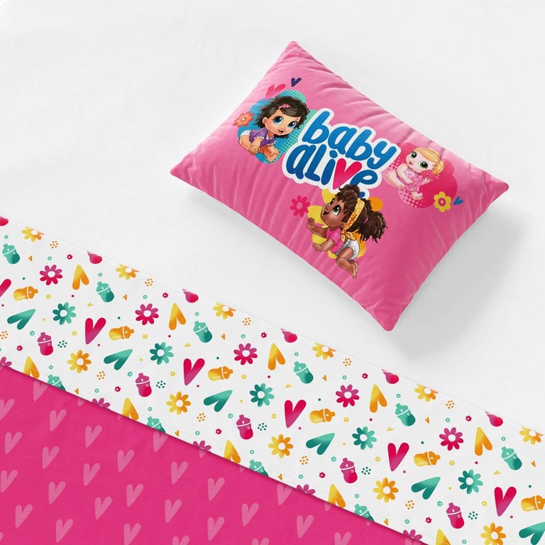 Jogo de Lençol Mini Cama Baby Alive — vista alternativa