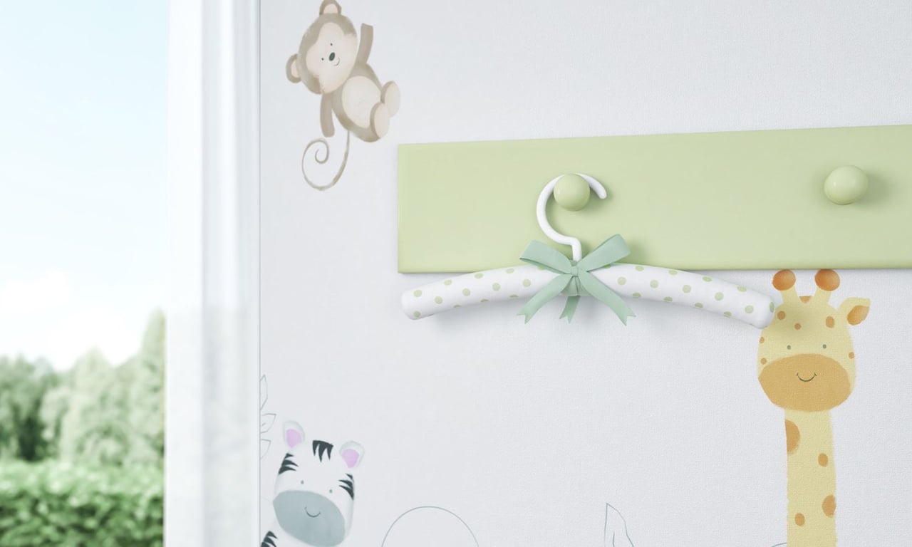 Kit Cabides Verde Poá