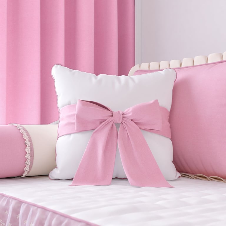 Almofada Laço Coração 38cm