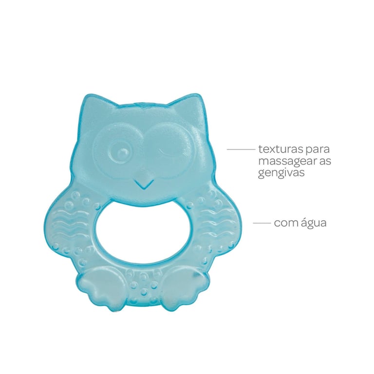 Mordedor com Água Coruja Azul