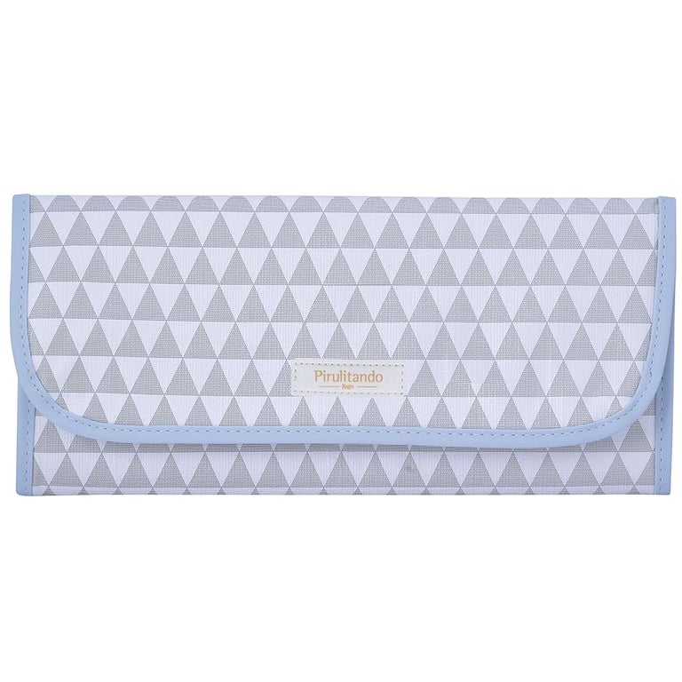 Trocador de Fraldas Portátil Maternidade Triângulo Azul