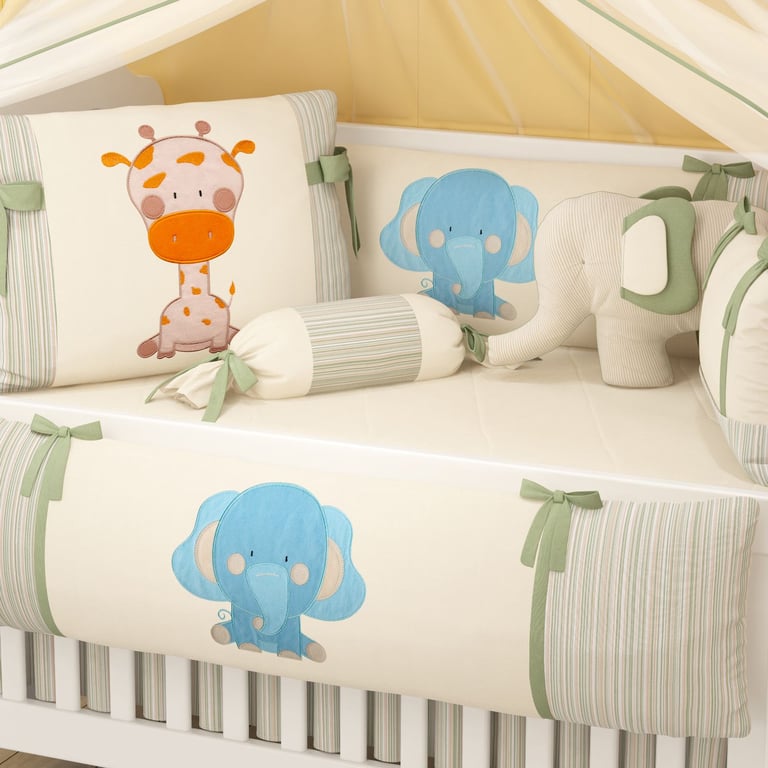 Kit Berço Brincadeira na Selva