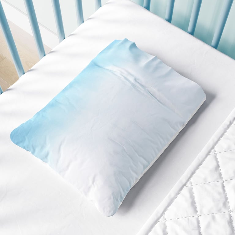 Fronha Bebê Tie Dye Céu Azul