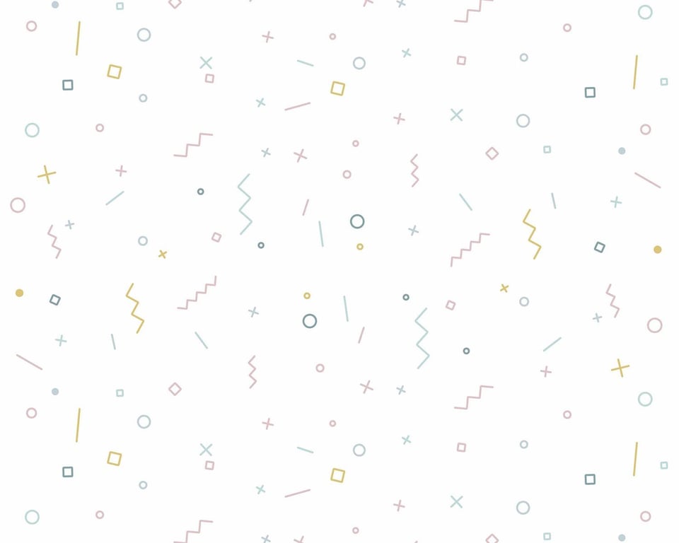 Papel de Parede FUN Fundo Cinza com Tons Pastéis