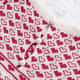 Saída Maternidade Tricot Jacquard Petit Coração Rosa 03 Peças - imagem 3