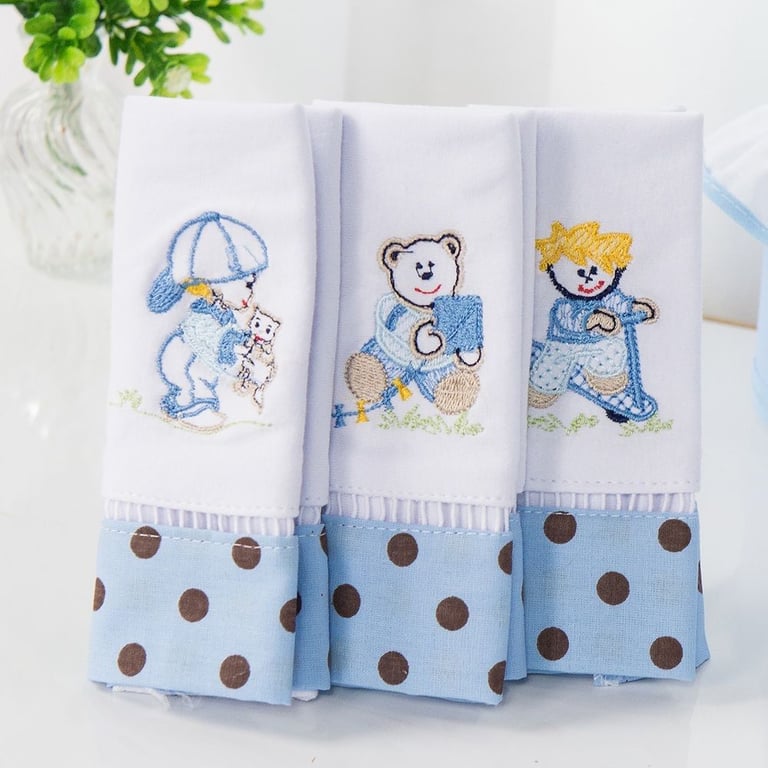 Jogo de Fraldas de Boca em Malha Markisso