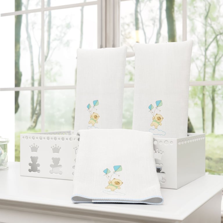 Jogo de Fraldas Ombro Nino e a Pipa com 3