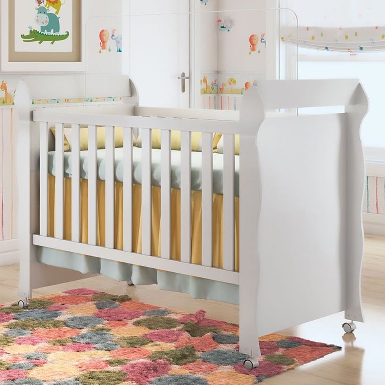 Berço Americano Branco Mirelle