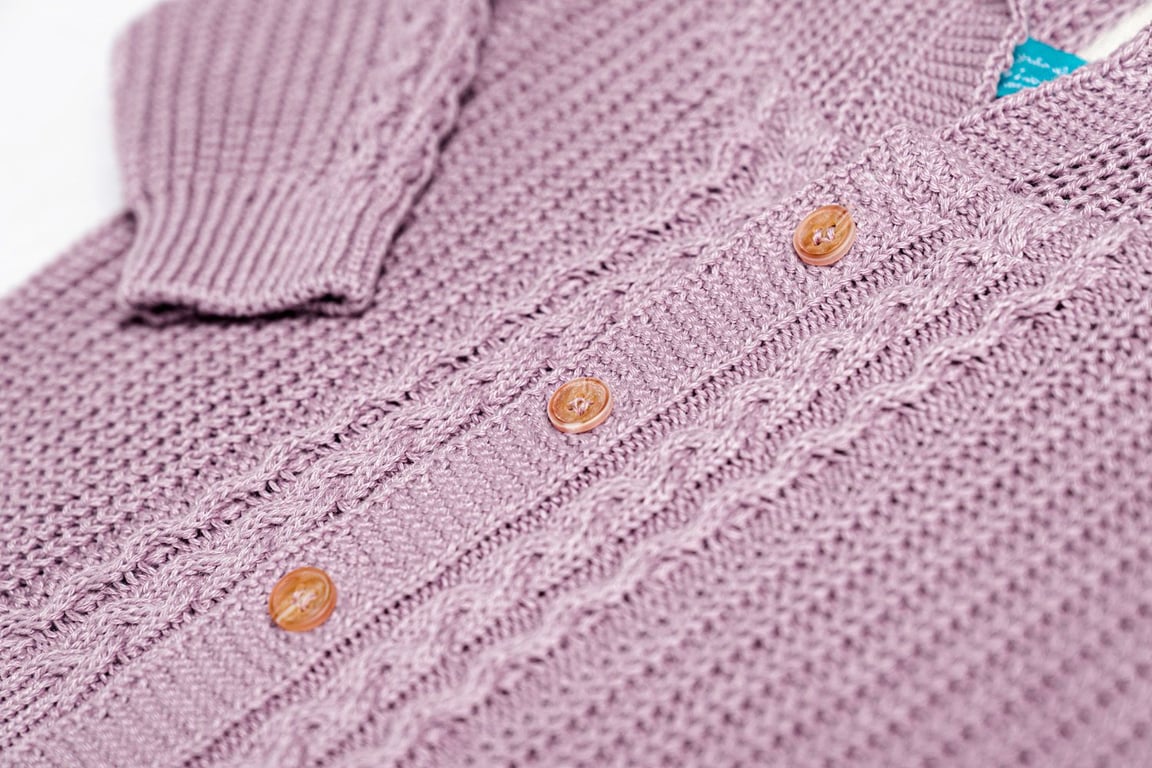 Casaquinho Tricot Capuccino com Capuz — vista alternativa