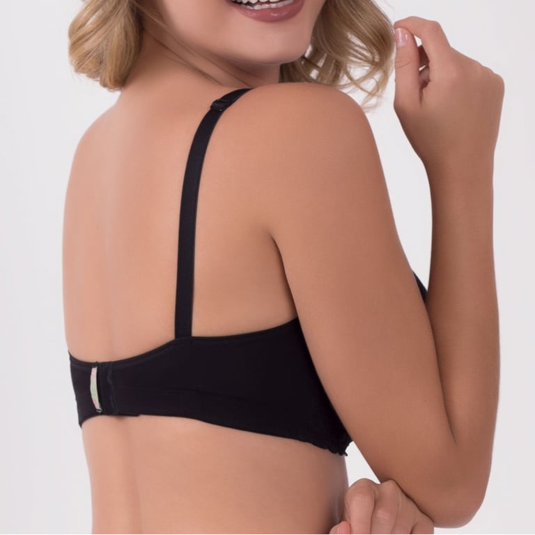 Sutiã Amamentação com Bojo Removível Preto 42