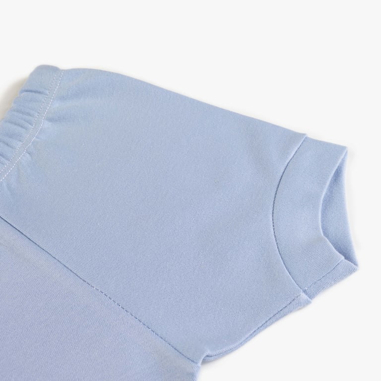 Shorts Bebê Tapa Fraldas Comfort em Algodão Egípcio Azul Bebê — vista alternativa