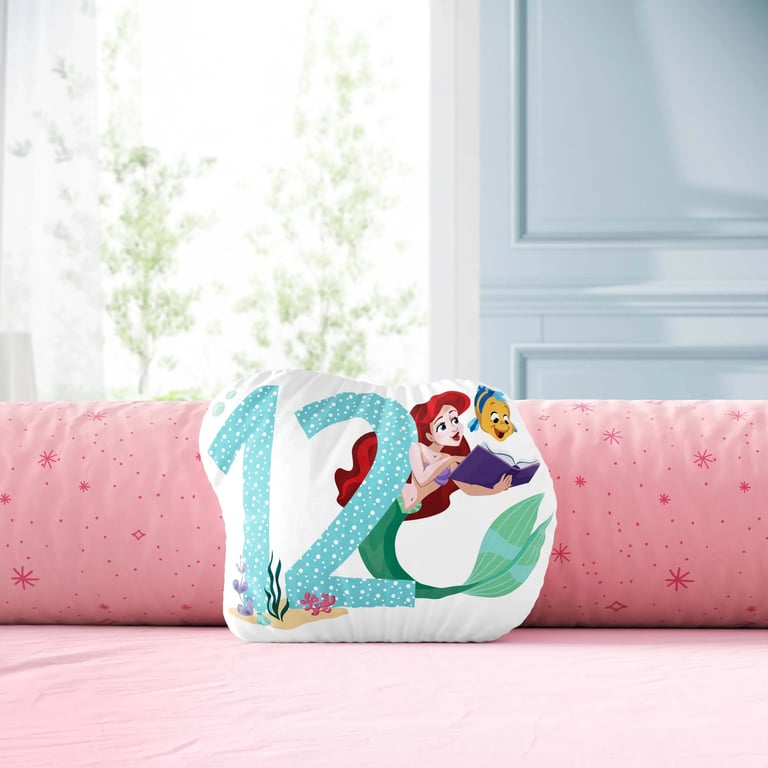 Almofada Mesversário 12 meses Princesas Disney — vista alternativa