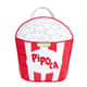 Mochila Infantil Pipoca Branco e Vermelho 27cm - imagem 2