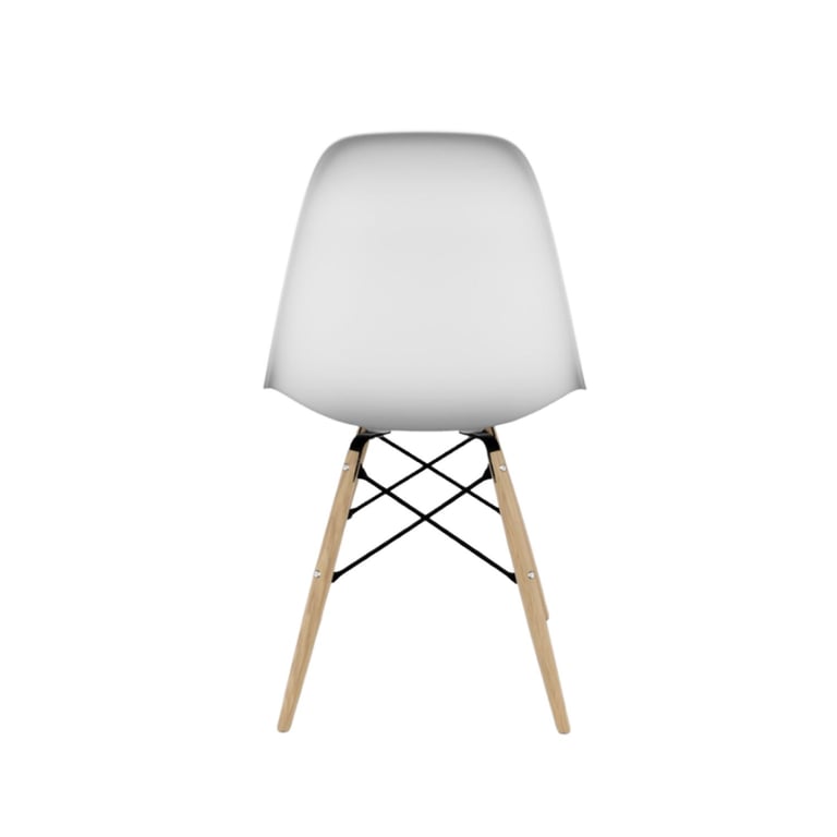 Kit Cadeira Infantil Eames Branca — vista alternativa