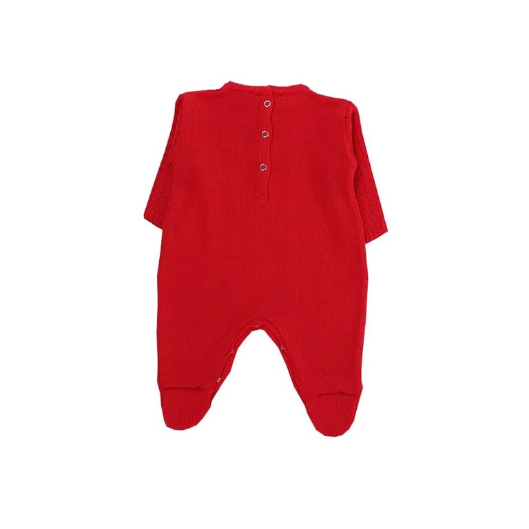 Saída Maternidade Din Don Trançado Vermelho — vista alternativa