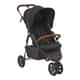 Carrinho de Bebê Treviso 3 Woven Preto com Couro - imagem 1