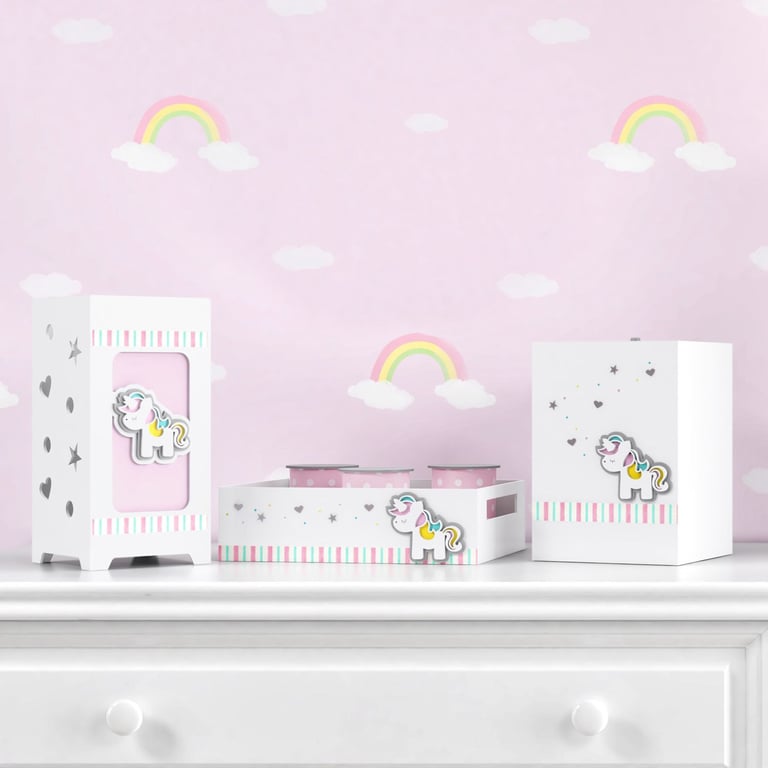 Kit Higiene Unicórnio 3D