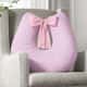 Almofada Amamentação Granulado Colorido Rosa com Laço - imagem 4