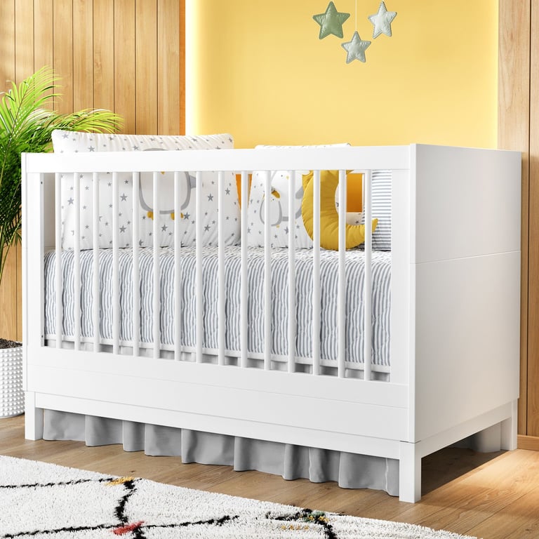 Berço Americano Branco Cozy