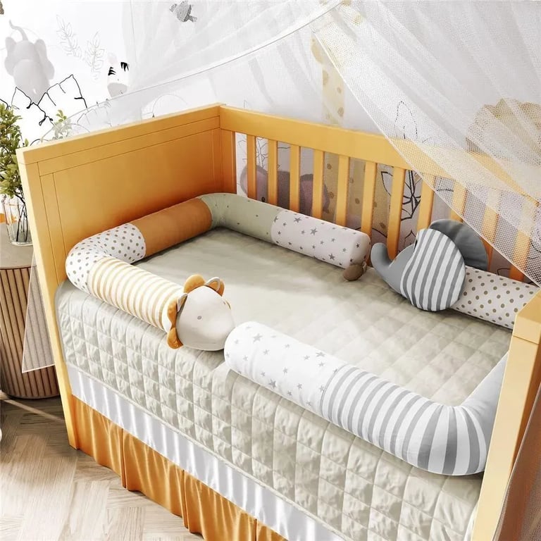 Kit Berço Rolinhos Mágicos Léo e Élle