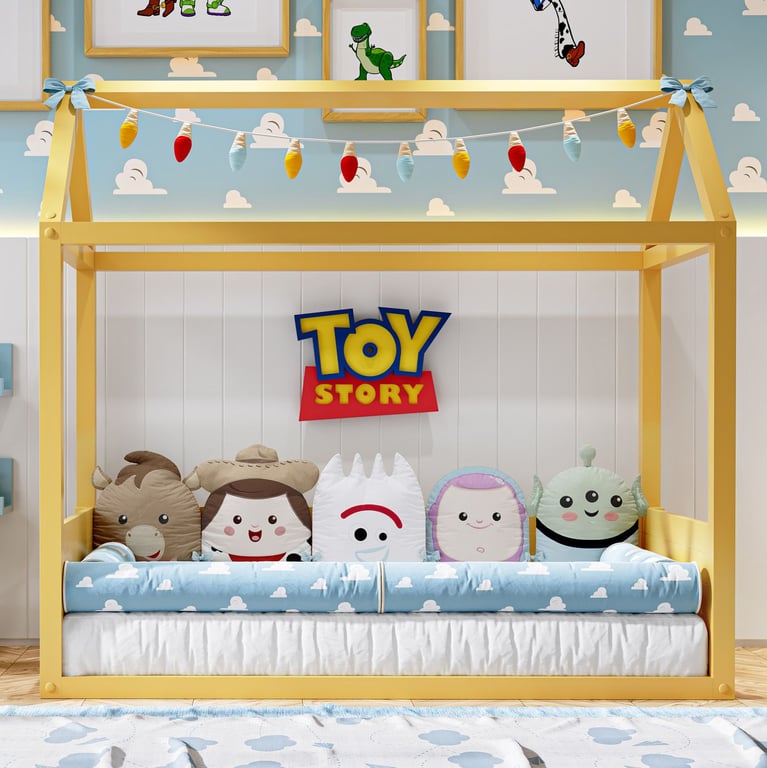 Kit Montessoriano Amiguinhos Toy Story Garfinho, Buzz, Jessie e Woody — vista alternativa